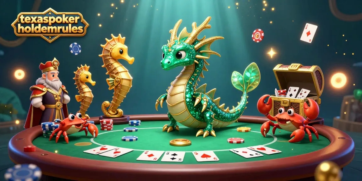 Engage in exciting poker action with texaspokerholdemrules as dynamic sea creatures and valuable game elements create a thrilling atmosphere.