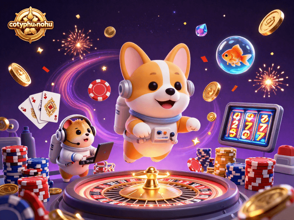 Capture the excitement in cotyphu-nohu as players win big in a vibrant casino scene.