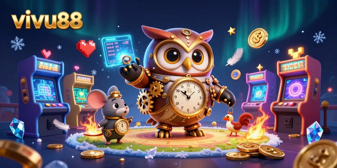 Experience vivu88's thrilling cockfighting action with our vibrant, engaging 3D illustration