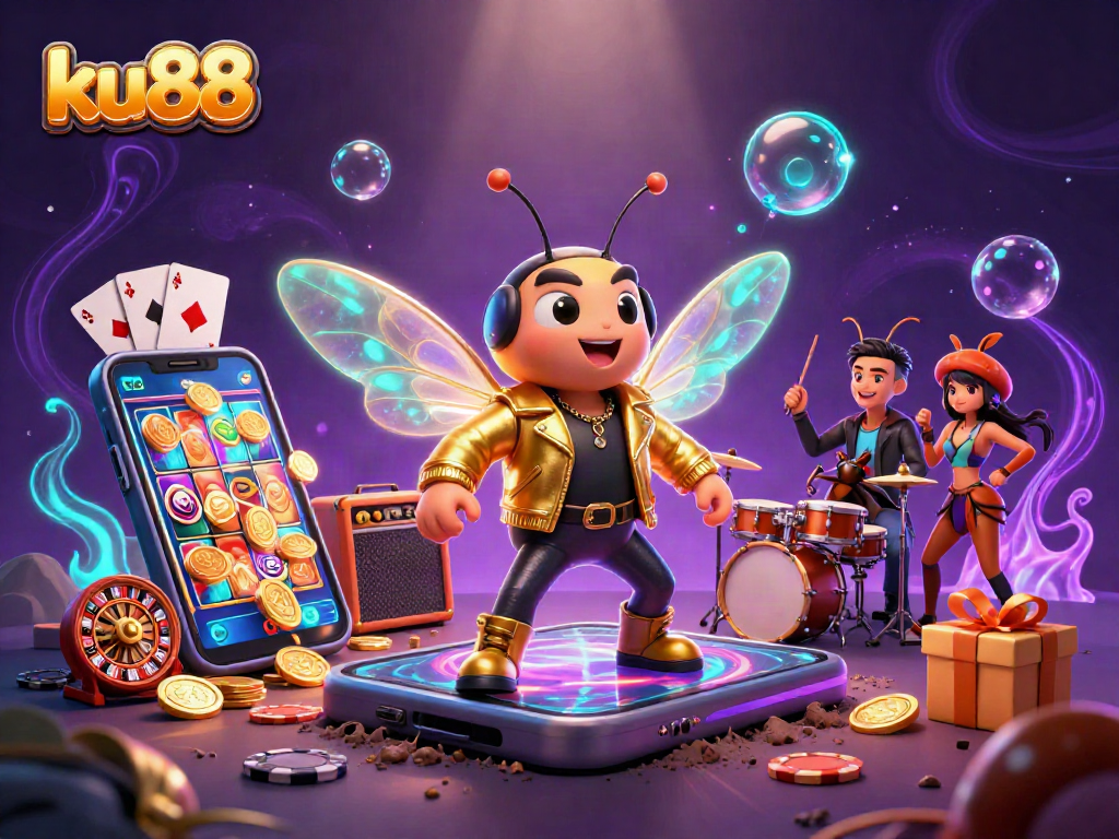 Engage in thrilling casino experiences with ku88's vibrant slot games and unique characters.