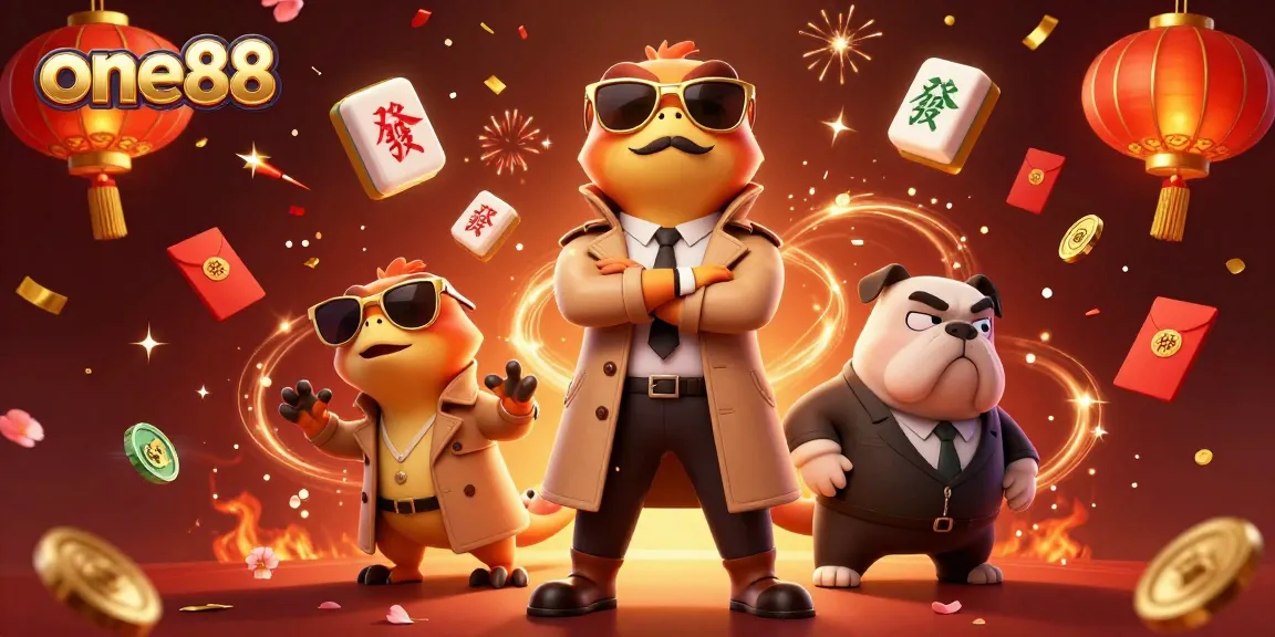 Experience one88 with raptors in a trench coat entering a VIP casino lounge.