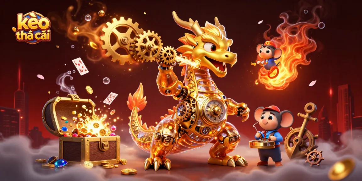 Engage in top kèo nhà cái strategies with an exciting 3D scene filled with animated casino elements.