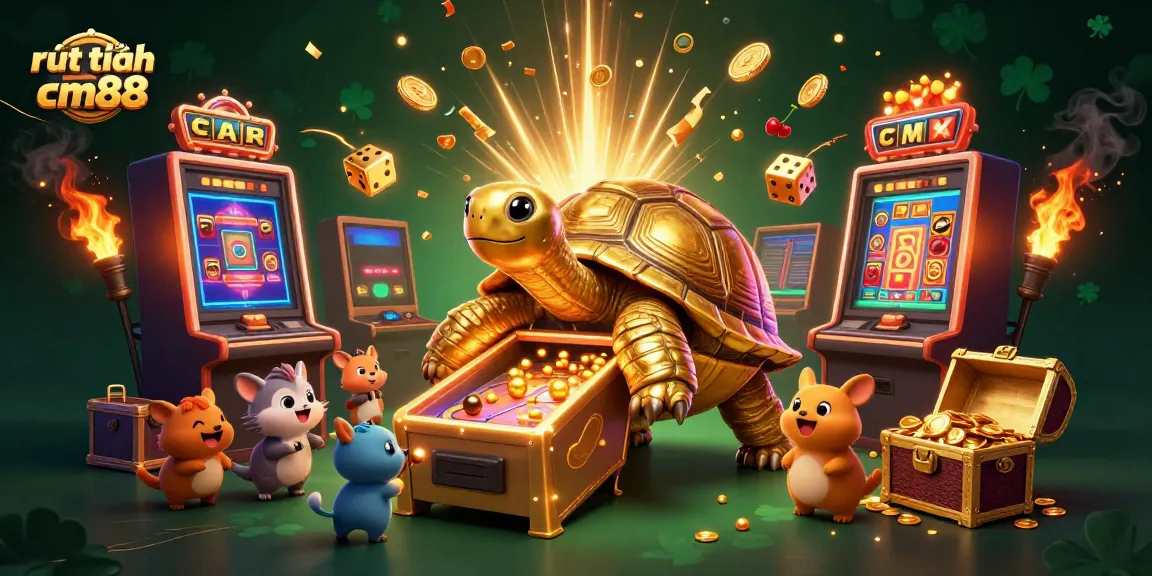 Engage with rút tiền cm88 in a vibrant casino scene showcasing excitement and winning potential.