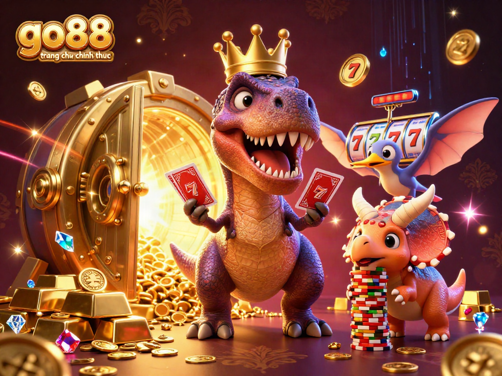 Experience the excitement of go88 trang chu chinh thuc with friendly characters and vibrant casino elements.