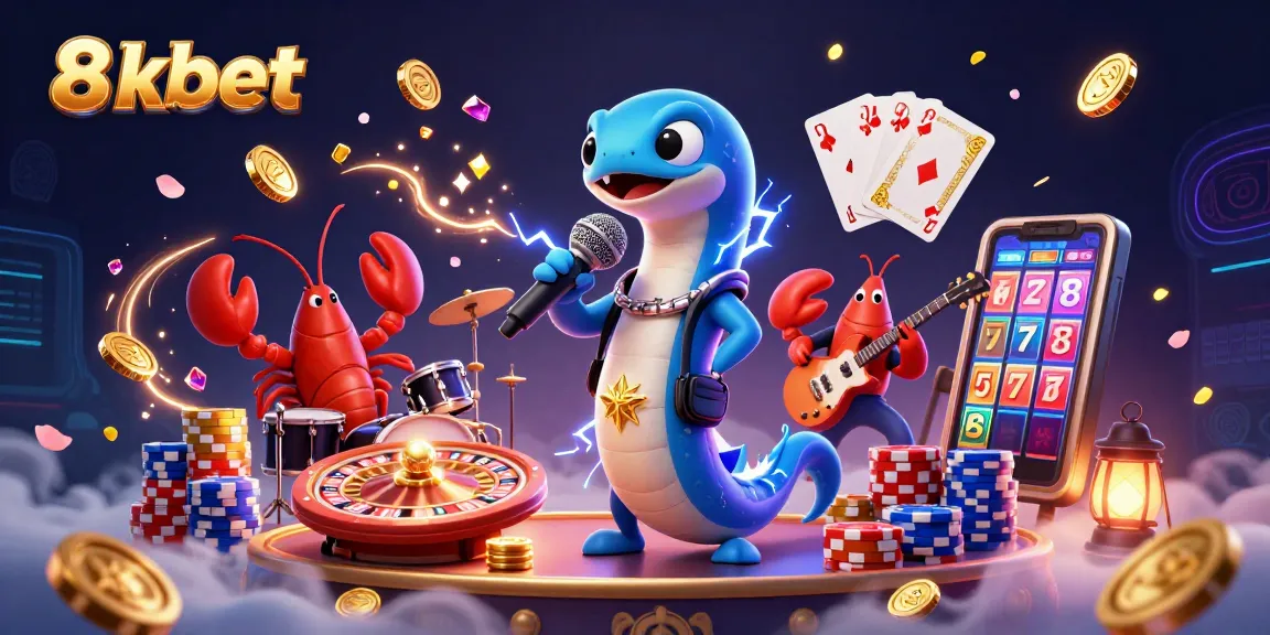Experience exciting gaming at 8xbet with vibrant casino scenes featuring dynamic characters and rich visuals.