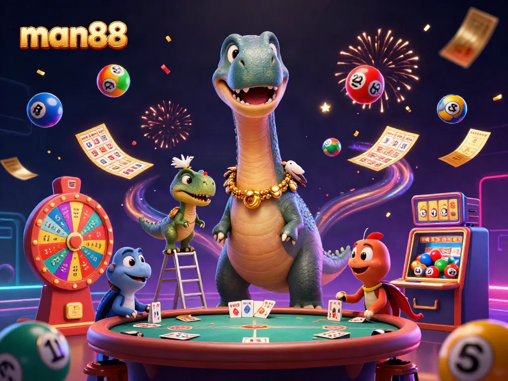Experience thrilling gameplay at man88 with vibrant casino elements and colorful excitement.