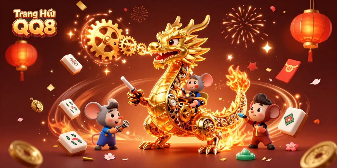 Experience the thrill of winning strategies at Trang Chủ QQ8, illustrated with vibrant gaming themes.